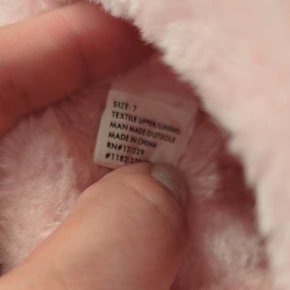 Cute Pink Toddler Boots with Gold‎ Bow size 7 - Picture 7 of 8